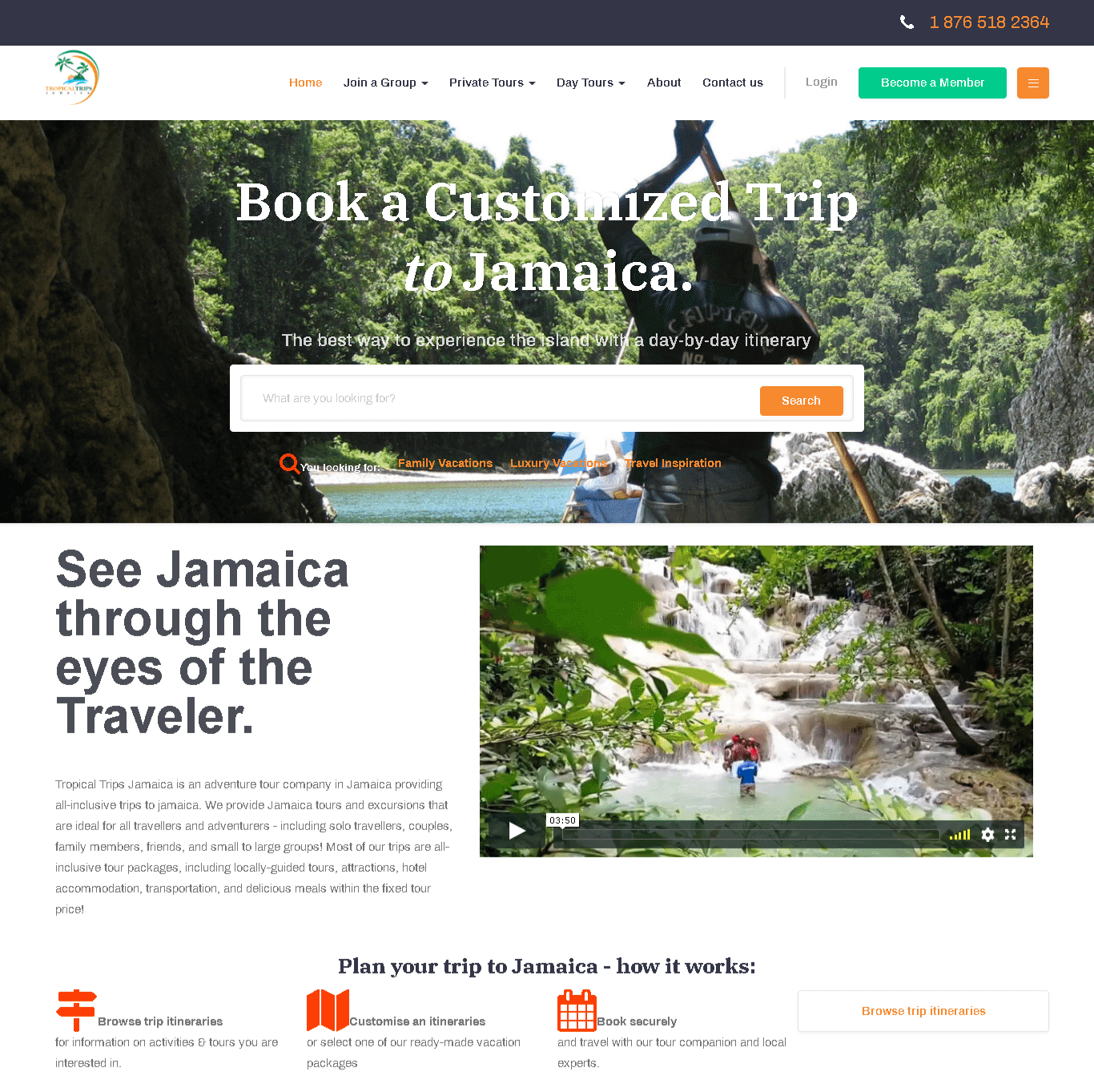 Client Projects - Tropical Trips Jamaica